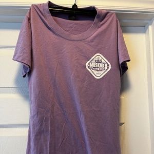 MUSKOKA BEAR WEAR Purple T-Shirt